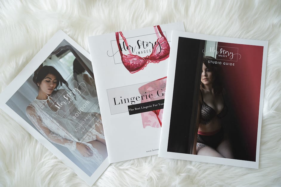 the perfect client experience boudoir pricing guide lingerie guide studio guide