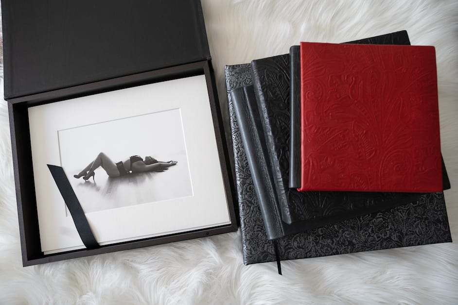 riveli albums of boudoir photography perfect client experience