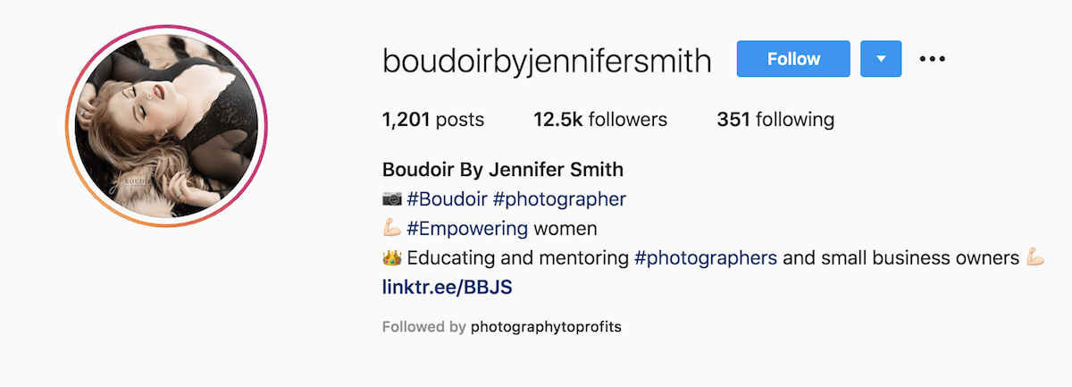 boudoir by jennifer smith instagram reels the high rollers club boudior photography marketing best month 70k